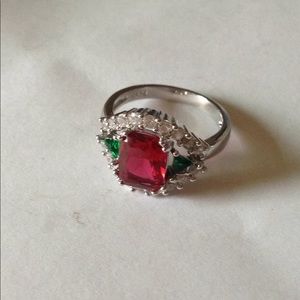Multi stone 925 ring